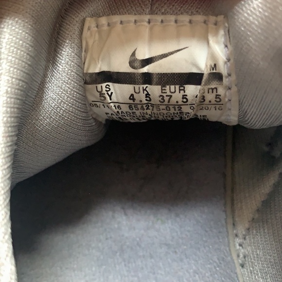 Nike Huarache Run Grey Silver (GS) - Picture 7 of 7